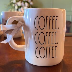 Rae Dunn White Coffee, Coffee, Coffee, Mug - Gilmore Girls